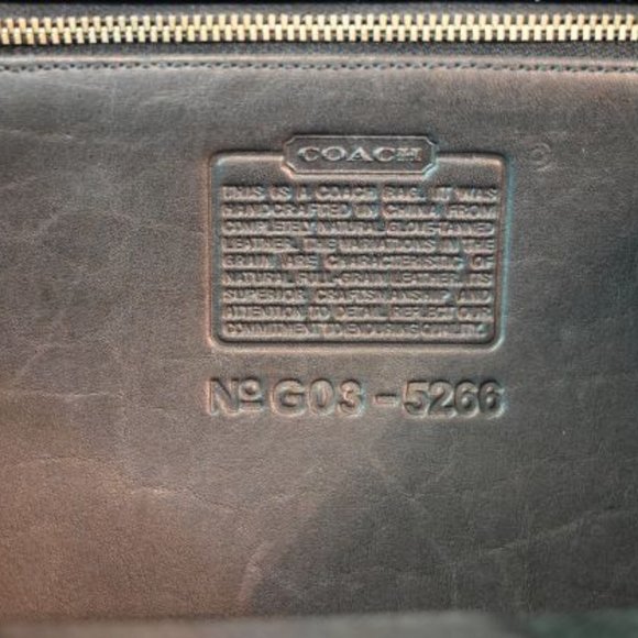 Vintage Coach 5266 Brief Messenger Bag - Picture 3 of 10